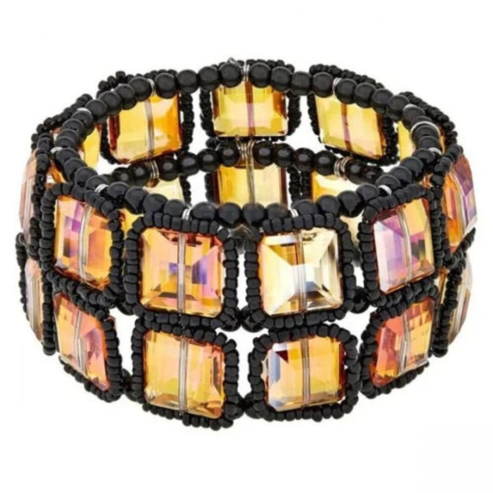 RARA AVIS BY IRIS APFEL "OUTLINE" STRETCH BRACELET  NEW